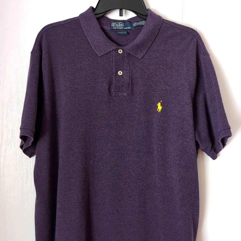 Ralph Lauren Purple Short Sleeve Polo shirt. Size XXL
